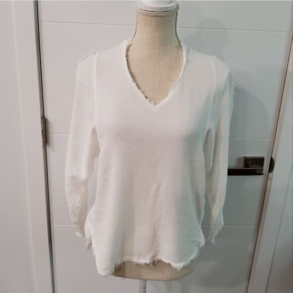 Maje V-neck Long Sleeve Blouse Size 1 - Picture 1 of 10